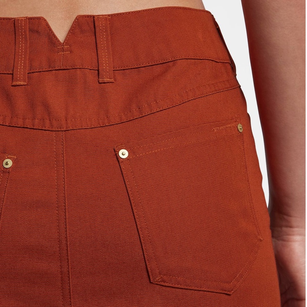 NWT Rust Colored Hurley Button Up Skirt - Picture 2 of 9